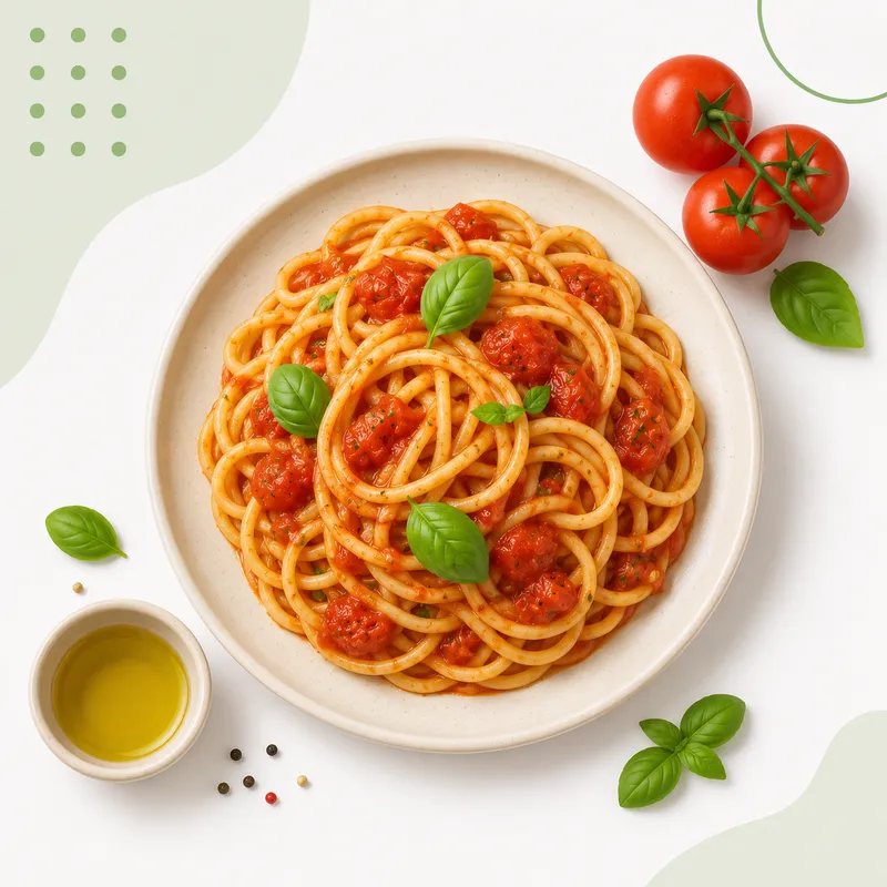 Pasta with tomato sauce