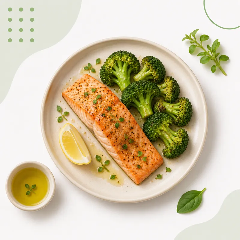Baked salmon