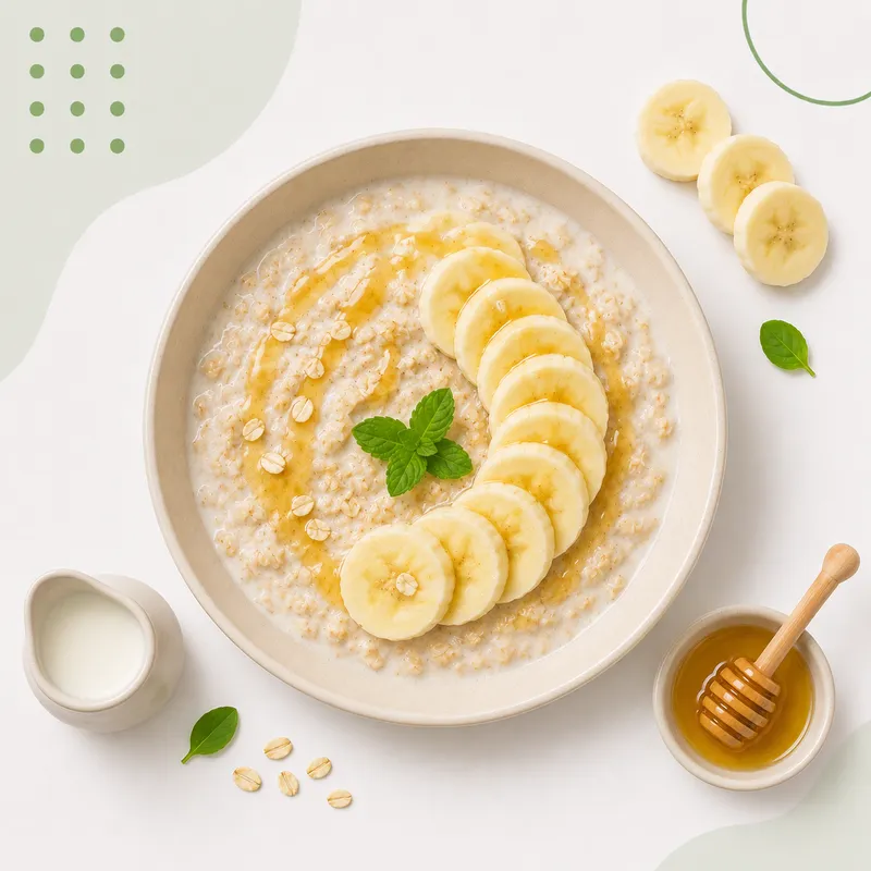 Oatmeal with banana