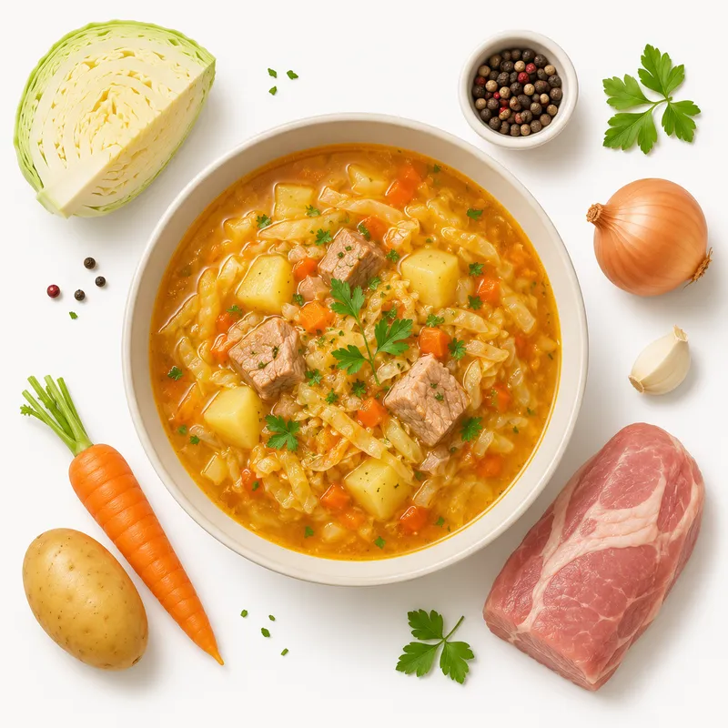 Kapusniak cabbage soup