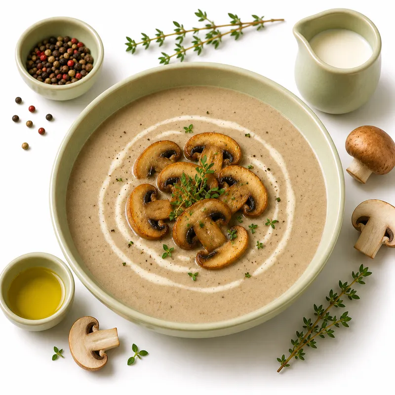 Cream of mushroom soup