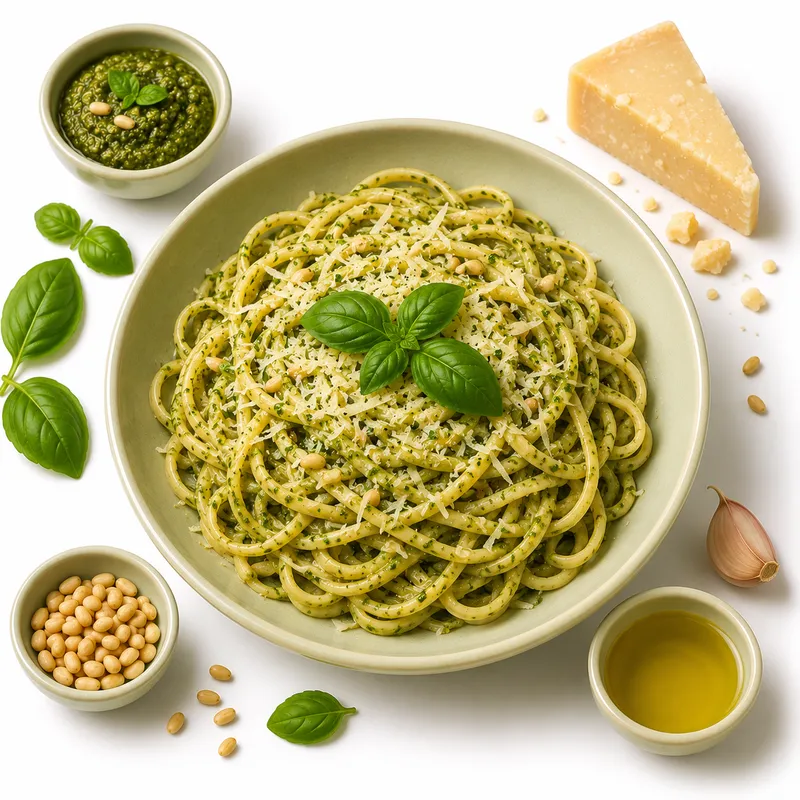 Pasta with pesto