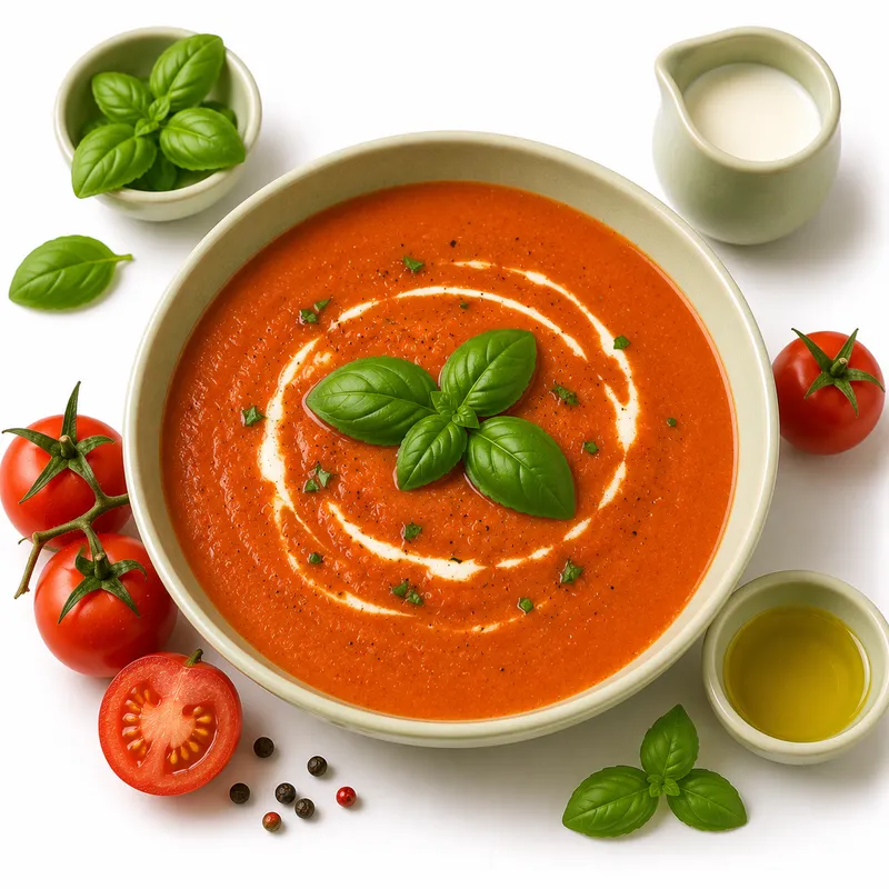 Tomato basil soup