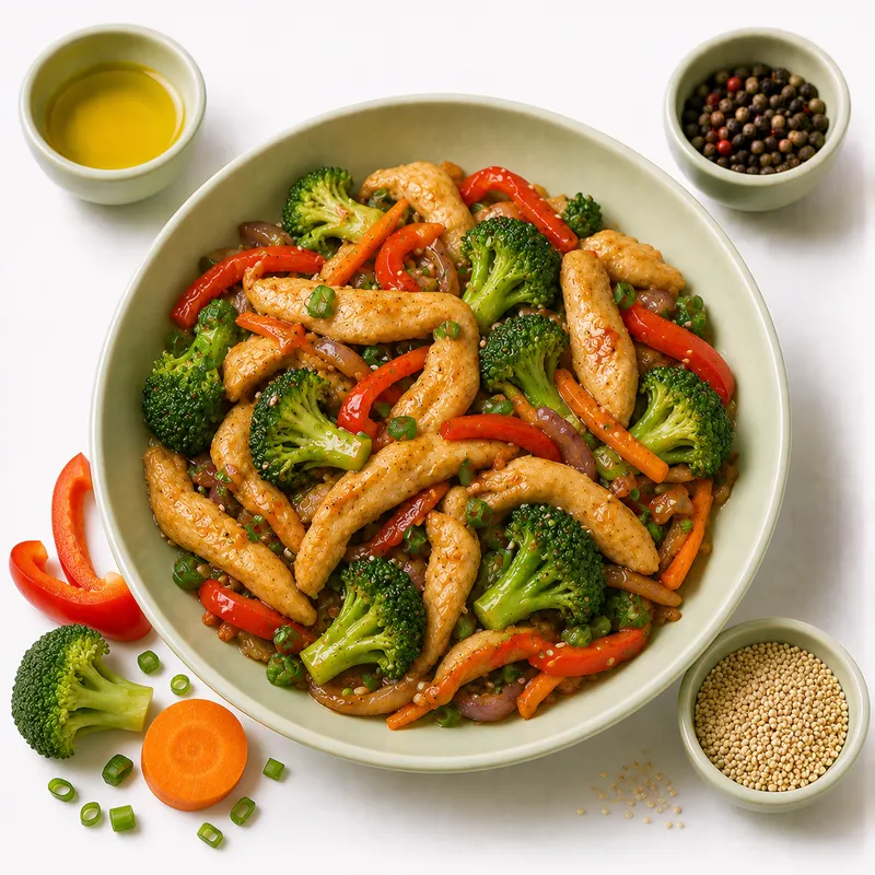Chicken vegetable stir fry
