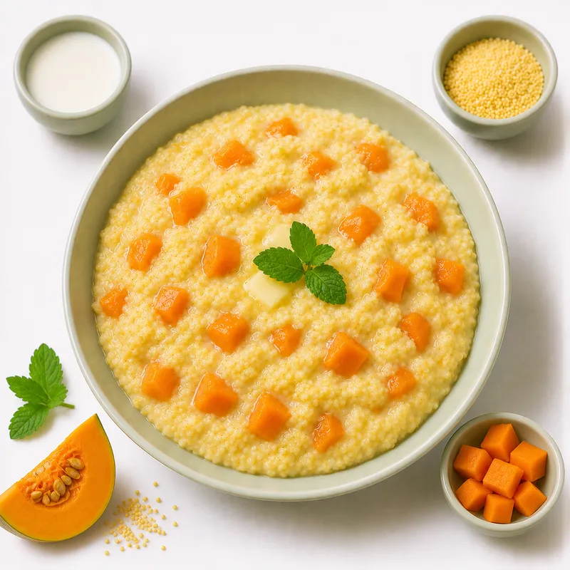 Millet pumpkin porridge