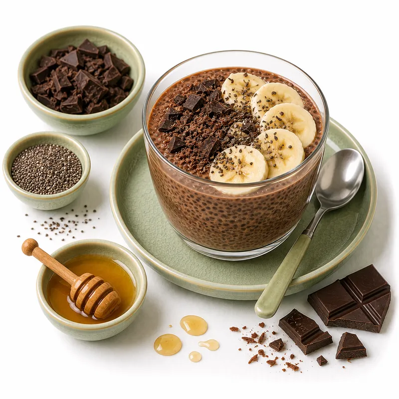 Chocolate chia pudding