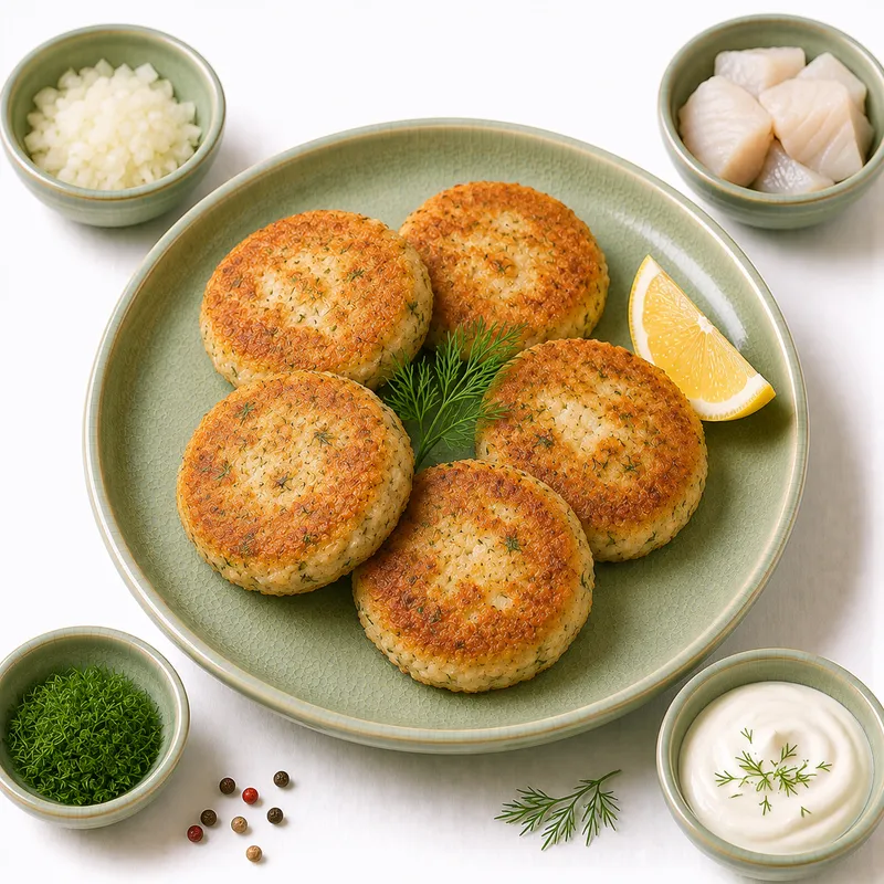 Cod fish cakes