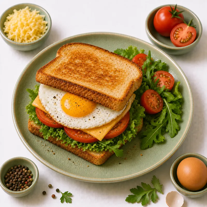 Breakfast egg sandwich
