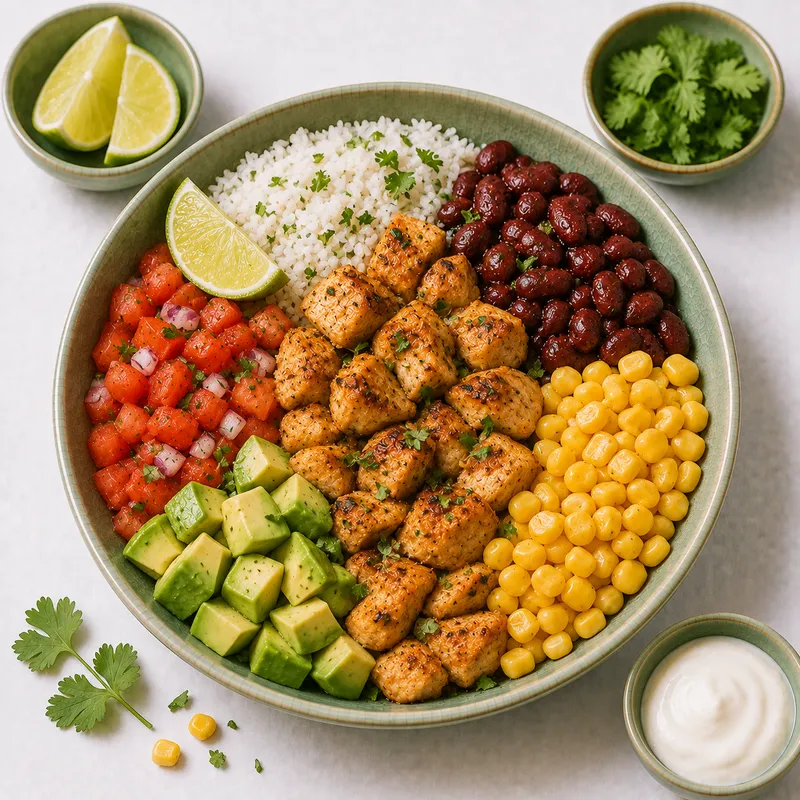 Chicken burrito bowl