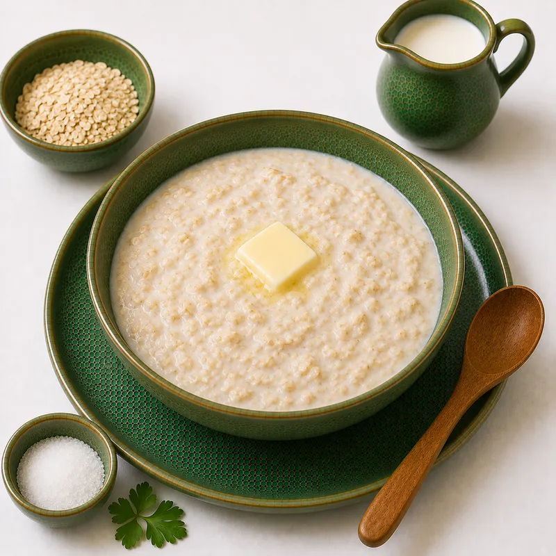 Oatmeal with milk