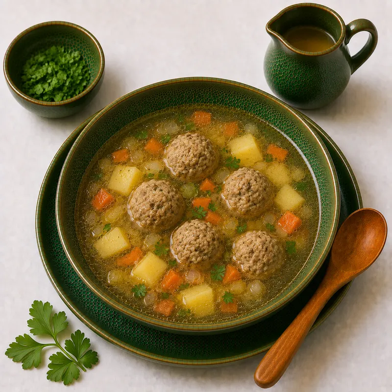 Meatball soup