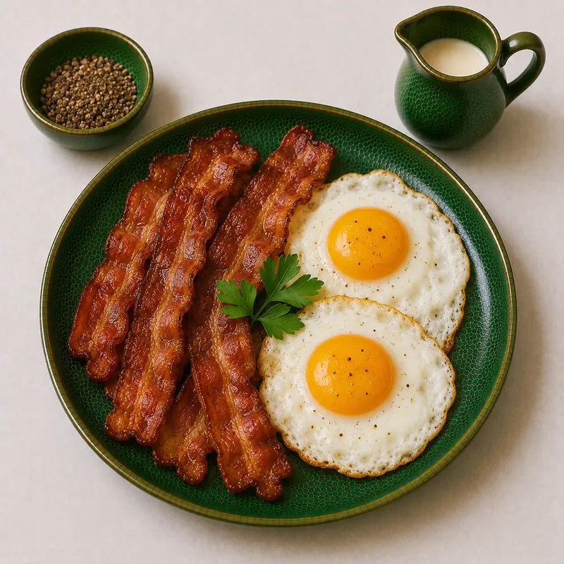 Bacon and eggs