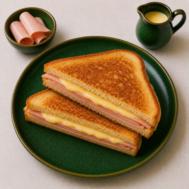 Ham and cheese sandwich