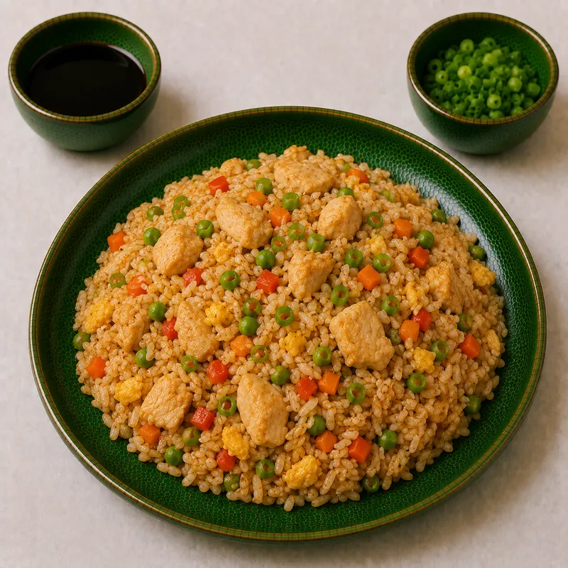 Chicken rice noodles