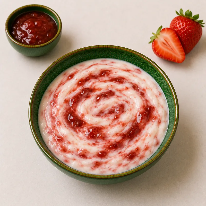 Yogurt with jam