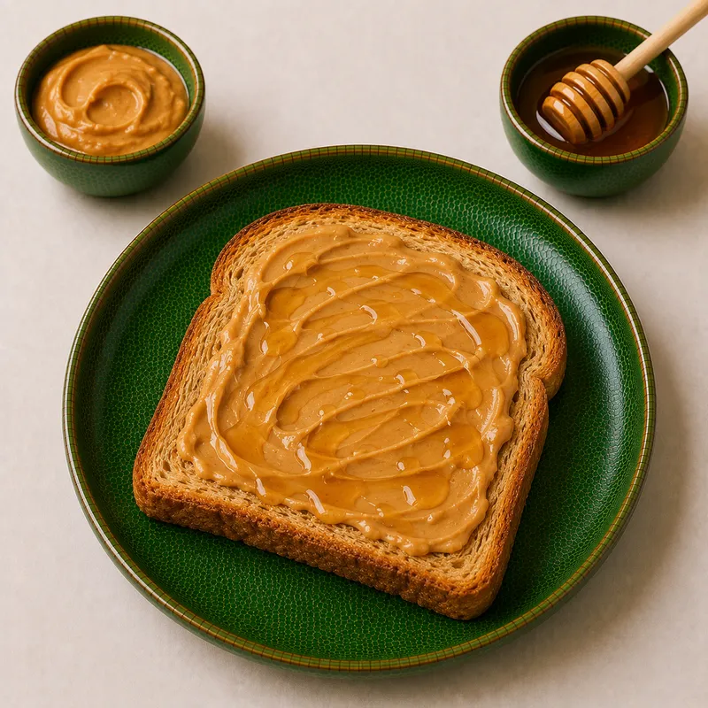 Peanut butter toast