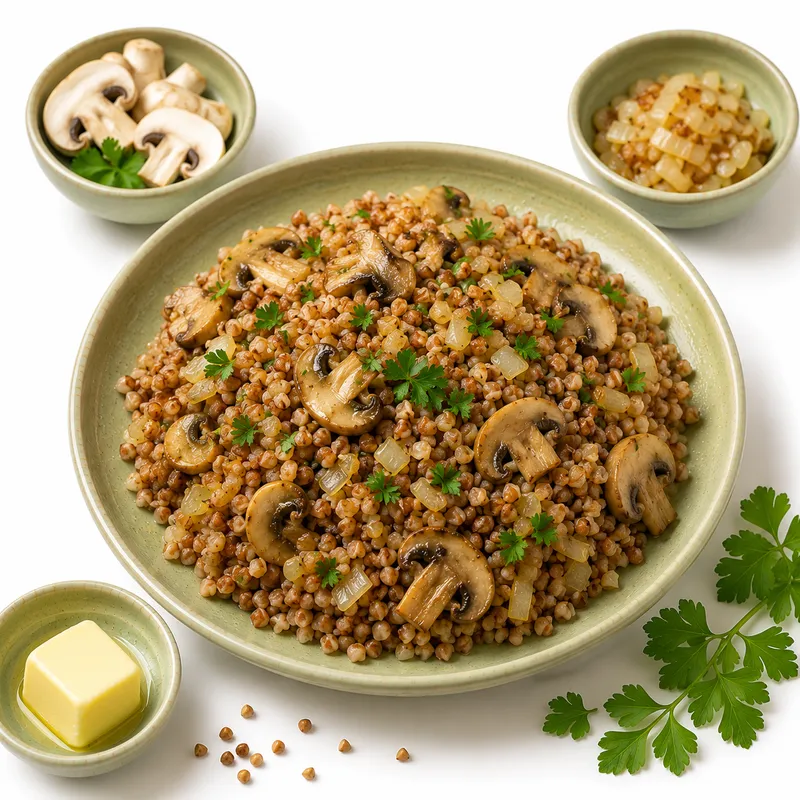 Buckwheat with mushrooms
