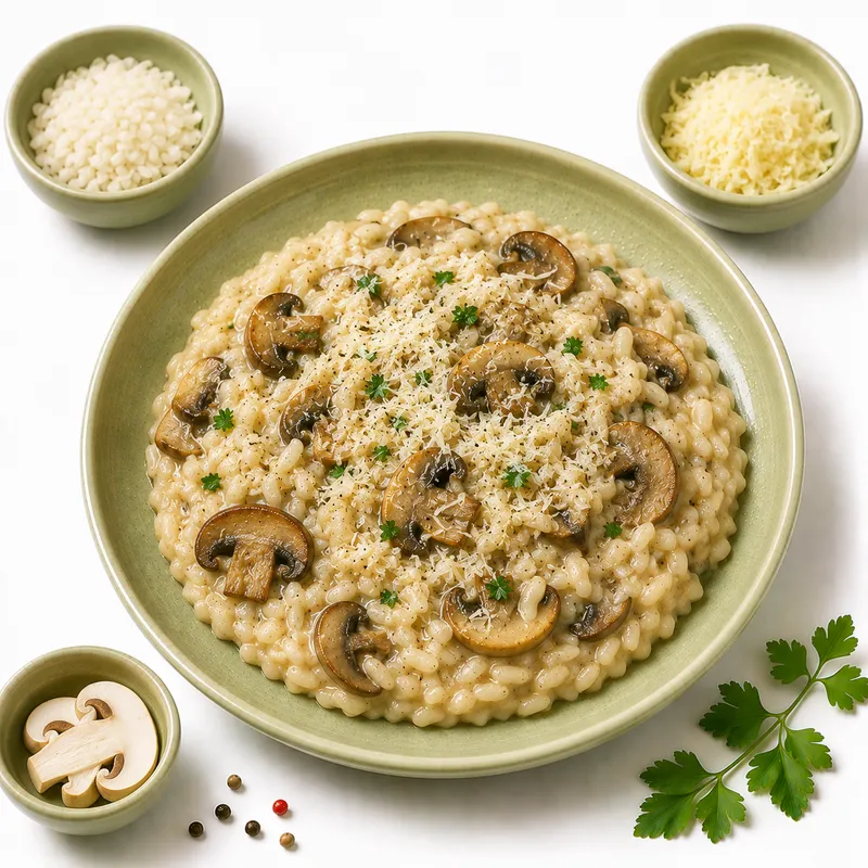 Mushroom risotto