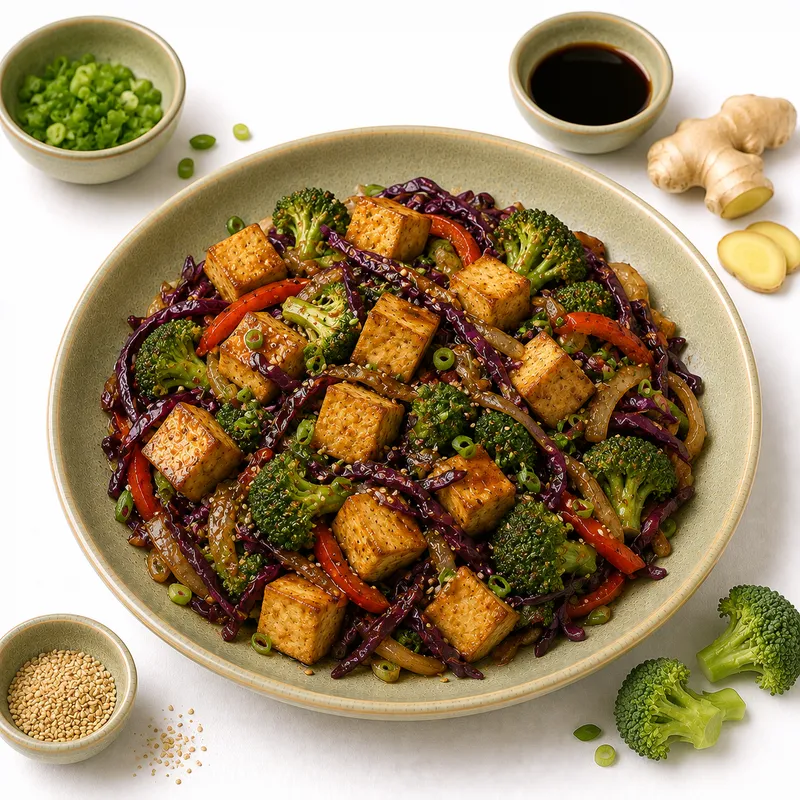 Tofu stir-fry