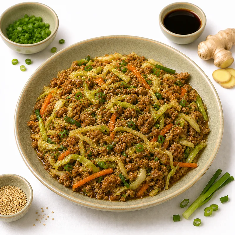 Pork ginger stir-fry