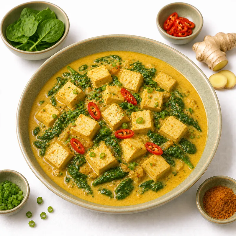 Tofu coconut curry