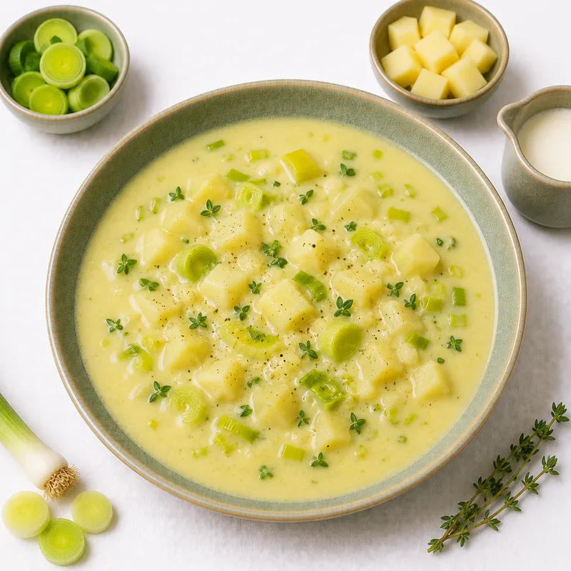 Potato leek soup