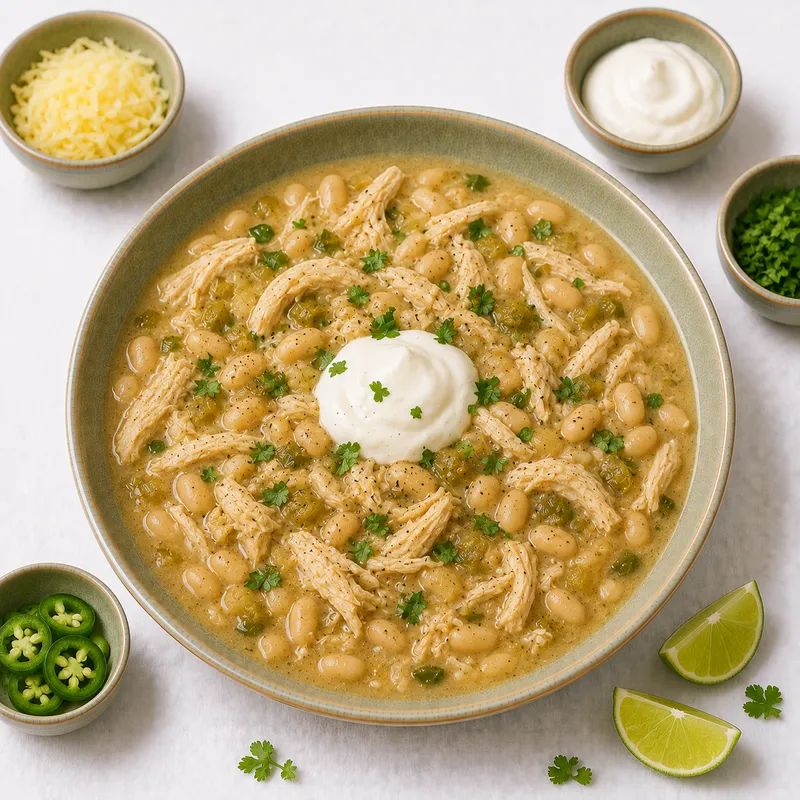 White chicken chili