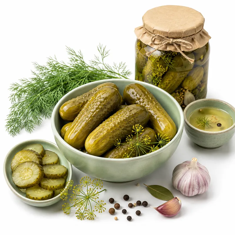 Pickled cucumbers